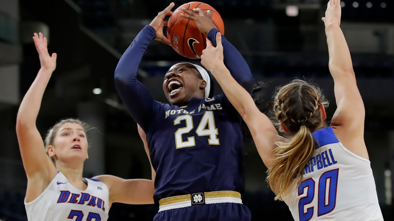 Young leads No. 1 Notre Dame women past No. 15 DePaul 101-77